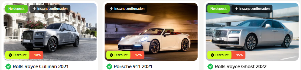 yango drive promo code on luxury Cars