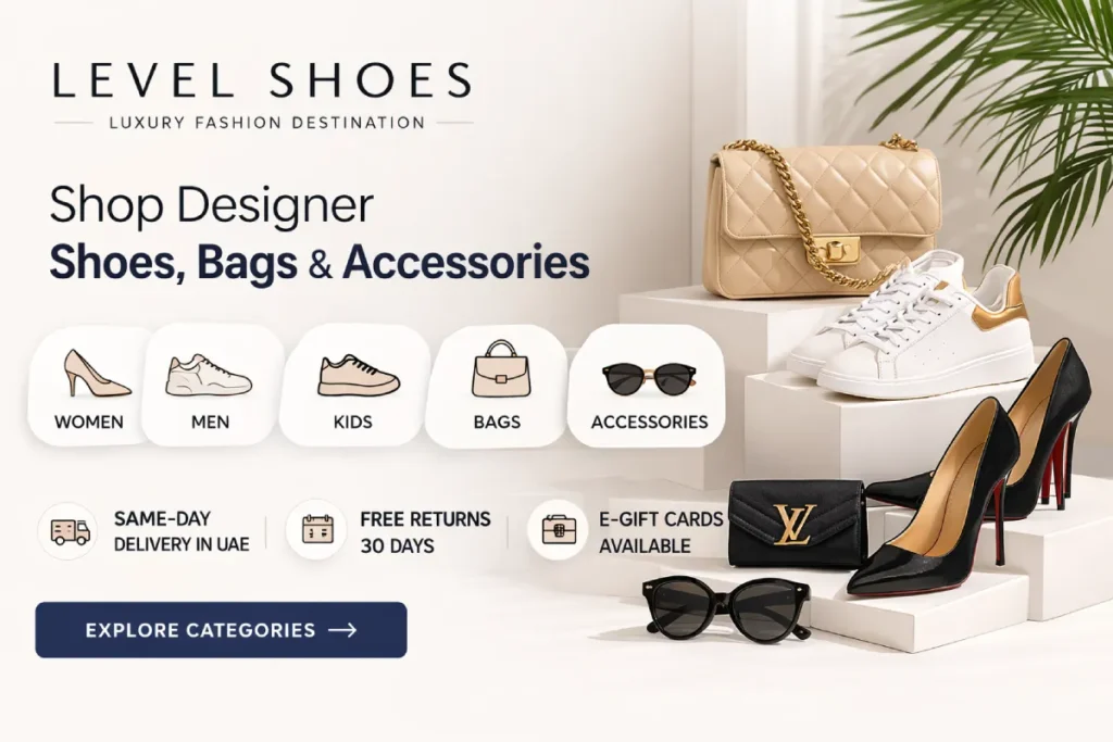 Level Shoes Promo code UAE get 10% OFF